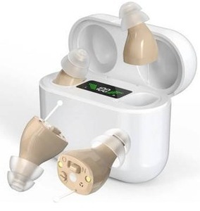 Rechargeable OTC Hearing Aids with Charging Case $130 Retail - Brand New