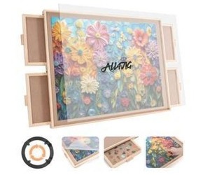 ALL4JIG Rotating Puzzle Board with Drawers $149.99 Retail - Brand New