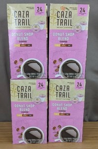 Caza Trail Donut Blend Coffee K Cups 4 Boxes 96 Count $60 Retail - Brand New