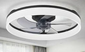 20 Bladeless Ceiling Fan with Light Remote & App Control $91.99 Retail - Brand New
