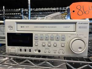 MSRP $1,500. Mitsubishi MD3000 Medical S-VHS VCR. A high-quality recorder for saving medical scans like ultrasounds. Features precise playback for clear images. Ideal for clinics needing reliable analog archiving