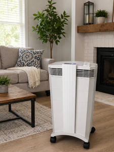 IQAir HealthPro Plus Air Purifier HyperHEPA Filters 0.003 Microns V5-Cell Gas Odor Filter Swiss Made Large Room Coverage Remote Timer Ultra Quiet Medical Grade Clean Air System Perfect For Allergies Smoke VOCs Cleanrooms Needs Filter