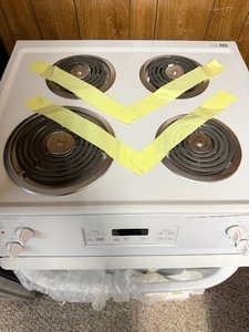 GE Electric Range Drop in