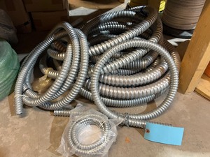 Coiled Armored Electrical Cable