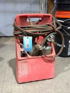 Red Portable Cutting Torch