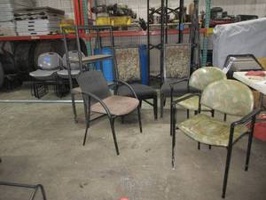 MICS. CHAIRS AND SHELF