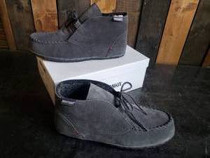 New Minnetonka Moccasins Mens Torrey Charcoal Size 13