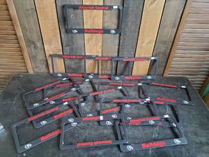 Large Lot of License Plate Frames OTC Bulldogs