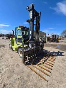2017 Clark C60D Diesel Forklift with Cab & Heat