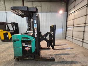 2006 Mitsubishi ESR18N Stand Up Reach 36V Forklift