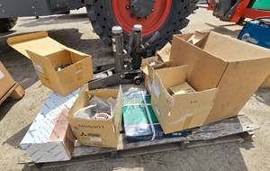 Lot of Forklift Parts &  2 Jacks - untested