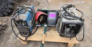 2 - Welders and Helmets, Partial Torch Cart