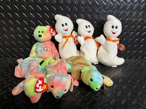 Ty Beanie Boos Ghost Plush and others  -  with Ty Tags