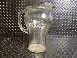 Coca-Cola Glass Pitcher  - Vintage Coke Promo Drinkware