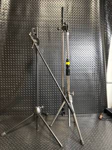 Pair of Adjustable Studio Microphone Stands with Boom Arms