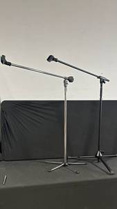 JamStands by Ultimate Support Dual Boom Microphone Stand with Two Adjustable Booms