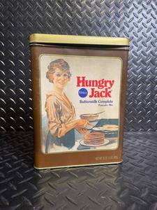 Hungry Jack Pancake Mix Tin - Buttermilk Complete, Pillsbury Brand, 32 Oz
