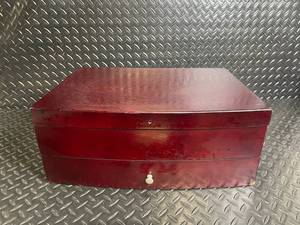 Wooden Jewelry Box with Foam Insert and Slotted Tray