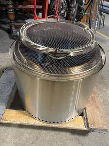 Solo Stove Large Stainless Steel Outdoor Fire Pit - Cylindrical Drum with Mesh Top
