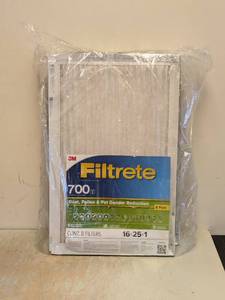 NEW 3M FILTRETE 700 16x25x1 FILTERS 5PK