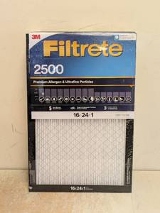 NEW 3M FILTRETE 2500 16x24x1 FILTERS 4PK