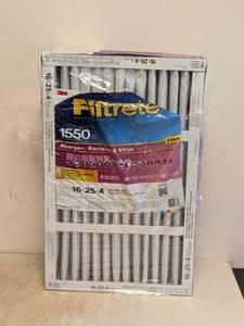 NEW 3M FILTRETE 1550 16x25x4 FILTERS 2PK