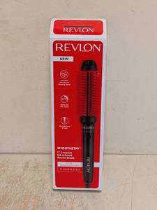 NEW REVLON SMOOTHSTAY 1 COCONUT OIL-INFUSED ROUND BRUSH
