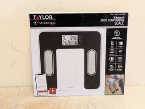 NEW TAYLOR PRECISION HUB BLUETOOTH BODY COMPOSITION SCALE