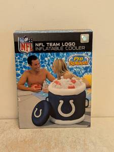 NEW NFL TEAM LOGO INFLATABLE COOLER PRO SPLASH COLTS