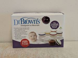 NEW DR. BROWN DESIGNED TO NOURISH FOOD STORAGE PODS & STACKABLE FREEZER TRAY