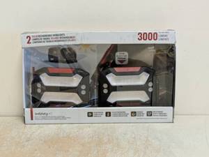INFINITY X1 SOLAR RECHARGEABLE WORKLIGHTS 2PK