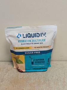 LIQUID I.V ELECTROLYTE DRINK MIX LEMON LIMEWHITE PEACH 30PK