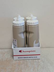 NEW CHAMPION QUENCH SQUEEZE BOTTLE 24OZ 4PK TAN