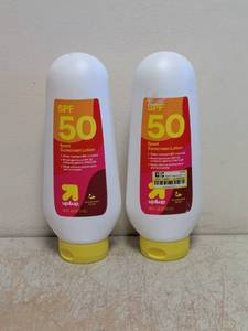 (2) NEW UP&UP SPORT SUNSCREEN LOTION SPF50