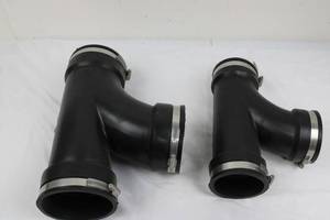 PlumQwik PQT-400 & PQT-300 Plumbing Elbows (4x4 & 3x3) with Clamps