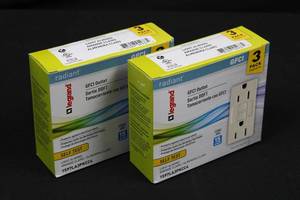 Legrand Radiant GFCI Outlet 3-Pack - Light Almond (Lot of 2)