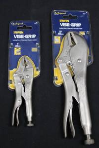 IRWIN VISE-GRIP Locking Pliers - 5 Inch & 10 Inch (Lot of 2)