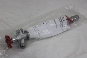 34 in MIP Anti-Siphon Valve with Red Handle - Chrome Plated, Not for Potable Water