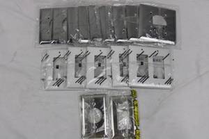 Pass & Seymour Legrand Unbreakable Wall Plates Assortment with Backplate & Hardware