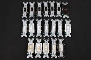 Assorted Light Switches - Duplex Receptacles