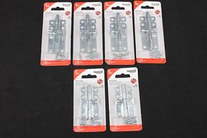 National Hardware Barrel Bolts - Assorted Sizes (4in & 3in) Zinc Plated