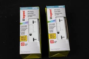 Legrand Pass & Seymour 20A GFCI Outlet 125V 60Hz White - Model 2097WCCD12 (Lot of 2)