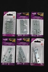 National Hardware Mending Braces Zinc Plated WeatherGuard Assorted Sizes (6 packs)