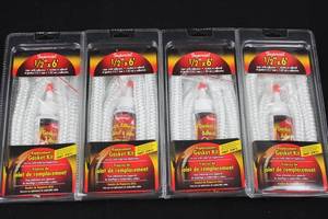 Imperial 12-Inch x 6-Inch Replacement Gasket Kit for Solid Fuel Appliances (Lot of 4)