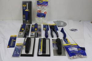 QEP Lash Tile Leveling & Spacer System & Marshalltown Notched Spreader - Assorted Tile Tools