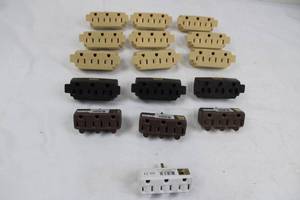 GE 30V Terminal Blocks - Assorted Current Tap Modules (Beige, Brown & Black)