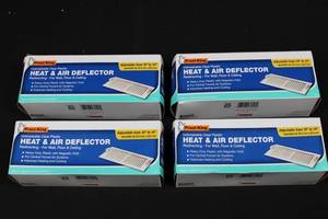 Frost King Heat & Air Deflector Adjustable 10-14 in Clear Plastic