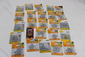 National Hardware Assorted Hardware - Screw Eyes, Shoulder Hooks & Open S Hooks