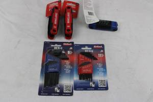 Craftsman & Eklind Hex Key Sets - Ergo-Fold 7 & Hex-L 9 - No. 10111, No. 25171