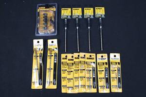 DeWALT Hammer Drill Bit Set - Rock Carbide, No-Spin Shank (DW5403)